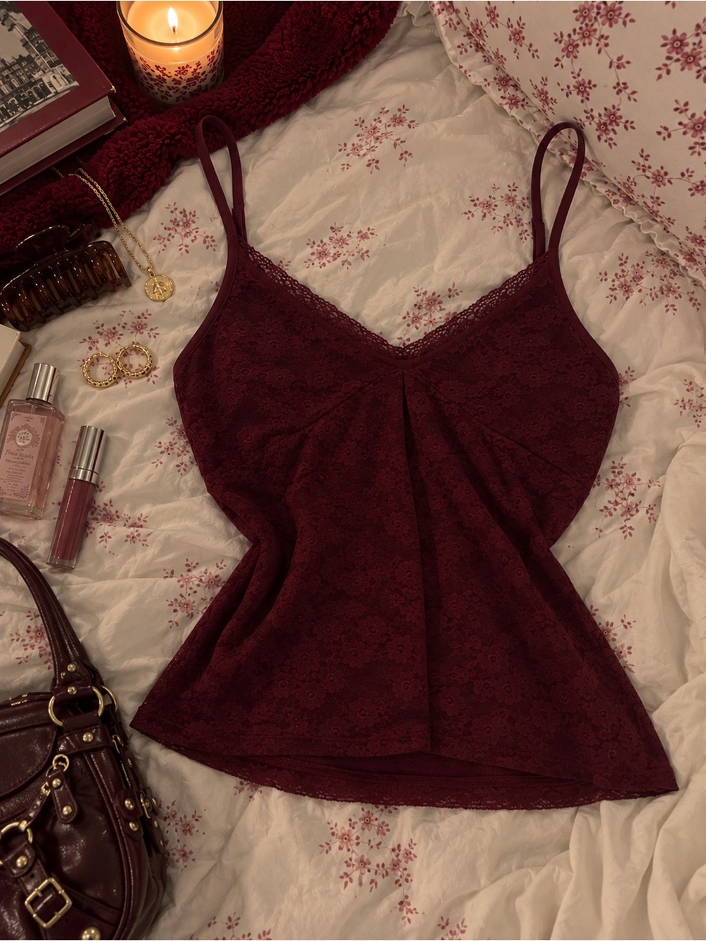 Vintage Brandy Melville Lace Cami Y2K